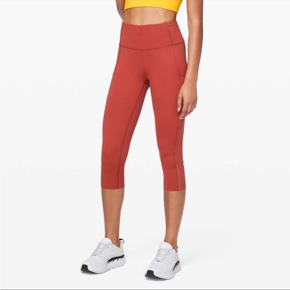 lululemon athletica Red Leggings